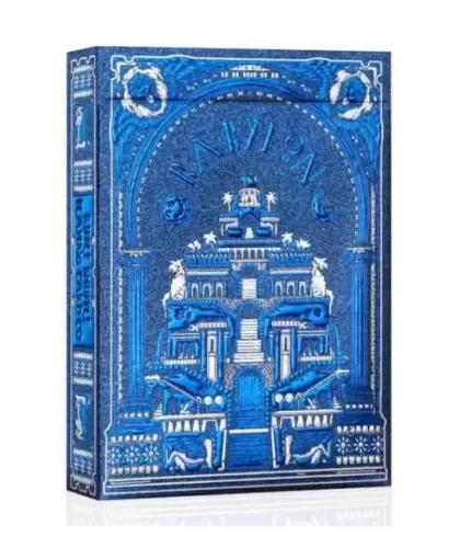 Babylon Cerulean Blue – Cărți de joc premium | Emagie.ro