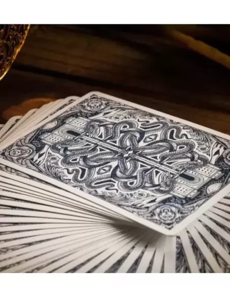 Babylon Cerulean Blue – Premium Playing Cards | Emagie.ro