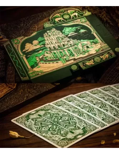 Babylon Forest Green – Cărți de joc premium | Emagie.ro