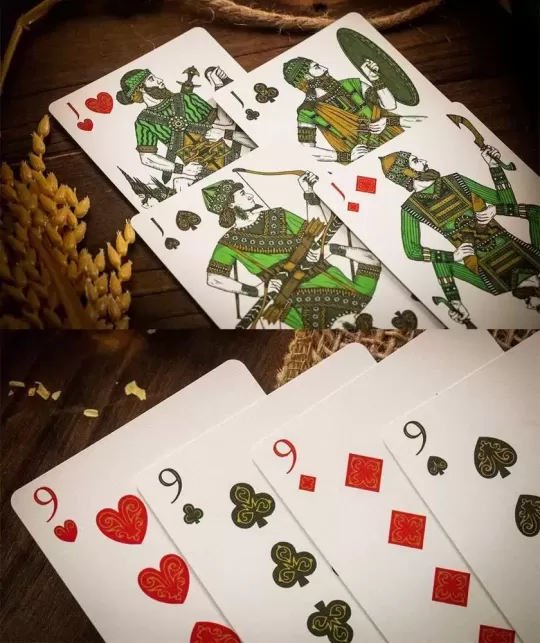 Babylon Forest Green – Cărți de joc premium | Emagie.ro