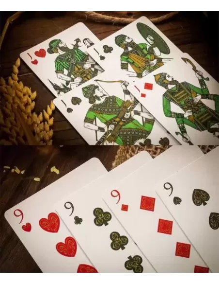 Babylon Forest Green – Cărți de joc premium | Emagie.ro