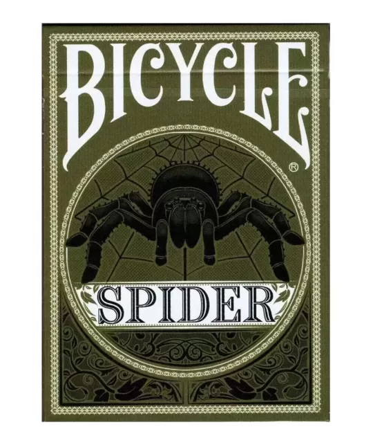 Bicycle Spider Green – Premium Playing Cards | Emagie.ro
