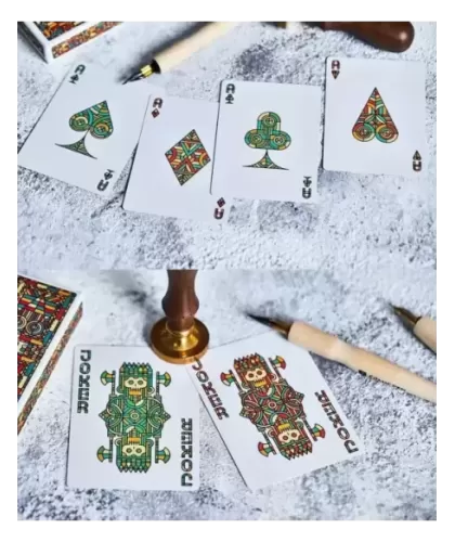 Bloodlines Emerald Green – Cărți de joc premium | Emagie.ro