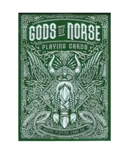 Gods of Norse Olive Esse – Cărți de joc premium | Emagie.ro