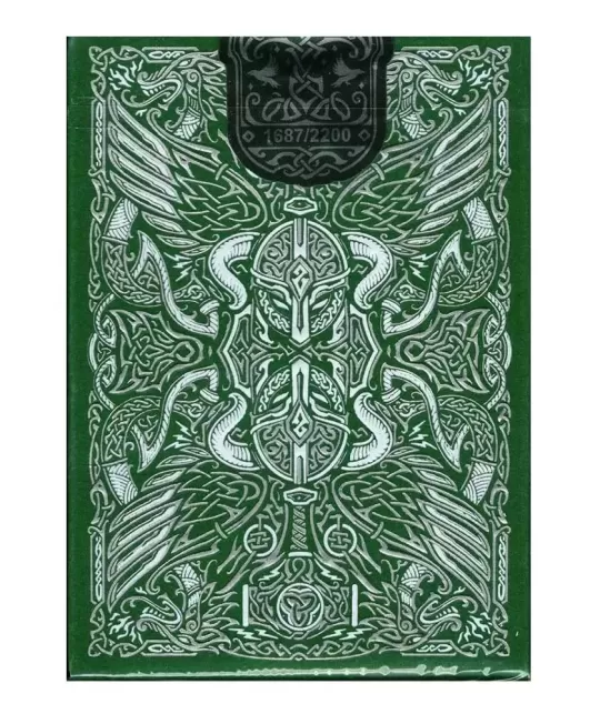 Gods of Norse Olive Esse – Cărți de joc premium | Emagie.ro