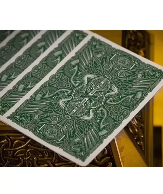 Gods of Norse Olive Esse – Cărți de joc premium | Emagie.ro