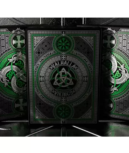 Valhalla Viking Emerald Standard – Cărți de joc premium | Emagie.ro