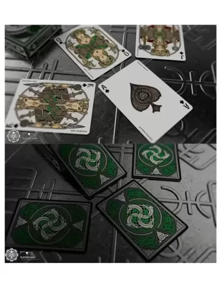 Valhalla Viking Emerald Standard – Cărți de joc premium | Emagie.ro