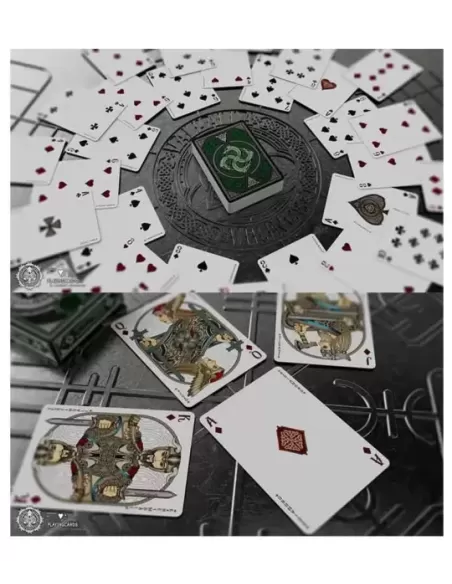 Valhalla Viking Emerald Standard – Cărți de joc premium | Emagie.ro