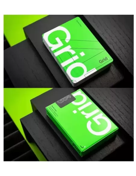 Grid Series Four- Typographic – Cărți de joc premium | Emagie.ro