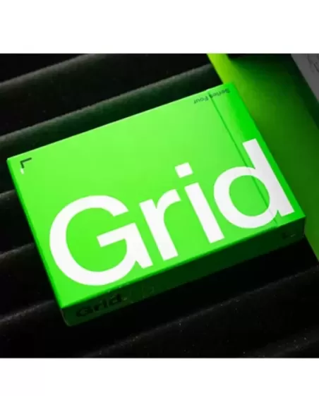 Grid Series Four- Typographic – Cărți de joc premium | Emagie.ro