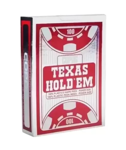 Silver Copag Texas Hold Em Plastic Jumbo – Cărți de joc premium | Emagie.ro