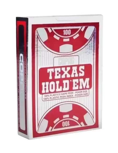 Silver Copag Texas Hold Em Plastic Jumbo – Cărți de joc premium | Emagie.ro