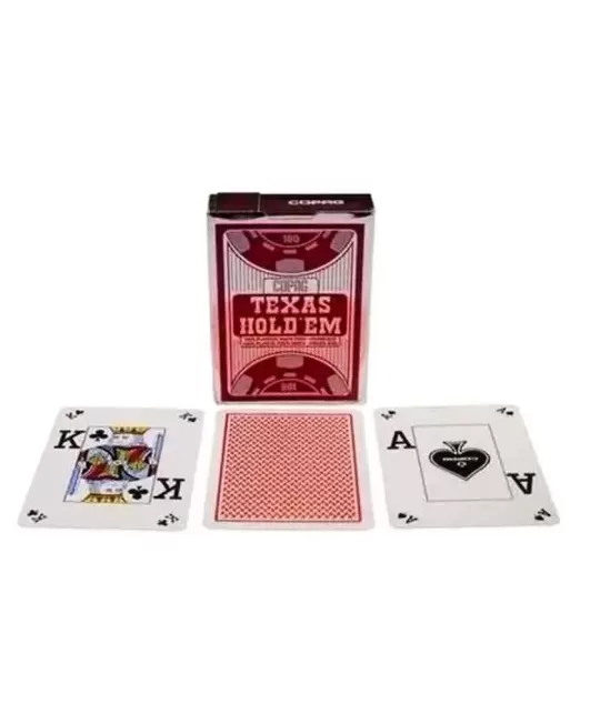 Silver Copag Texas Hold Em Plastic Jumbo – Cărți de joc premium | Emagie.ro