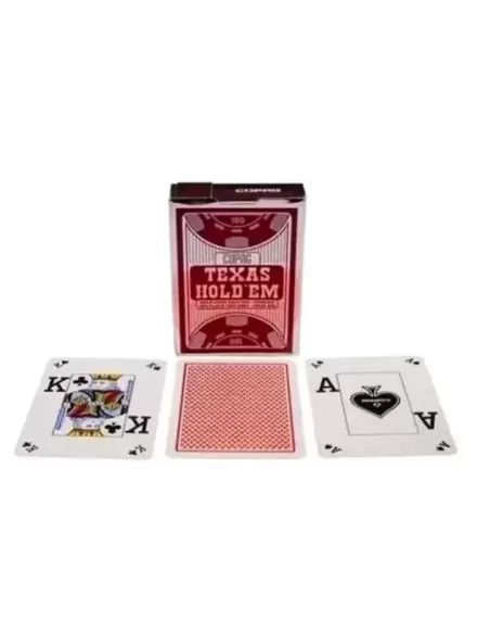 Silver Copag Texas Hold Em Plastic Jumbo – Cărți de joc premium | Emagie.ro
