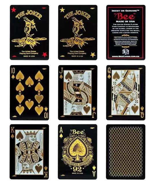 Bee Gold Stinger – Cărți de joc premium | Emagie.ro