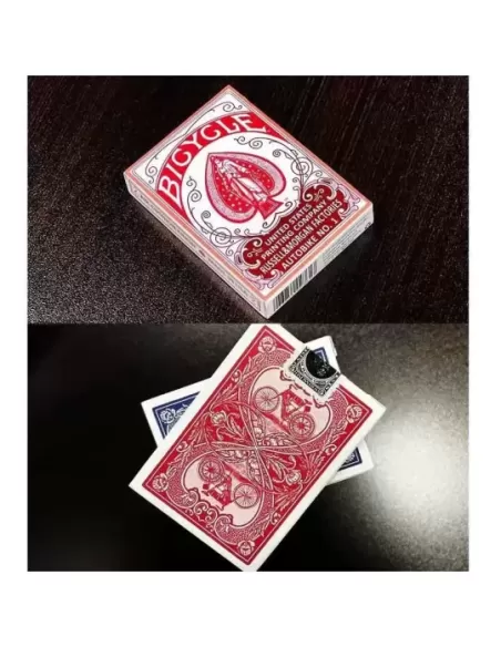 Bicycle Foil AutoBike No. 1 Rosu – Cărți de joc premium | Emagie.ro