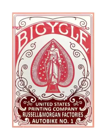 Bicycle Foil AutoBike No. 1 Rosu – Cărți de joc premium | Emagie.ro