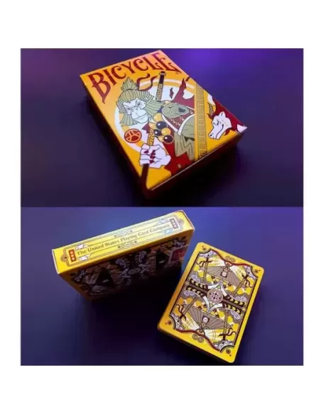 Bicycle Wukong Rebellion Galben – Cărți de joc premium | Emagie.ro