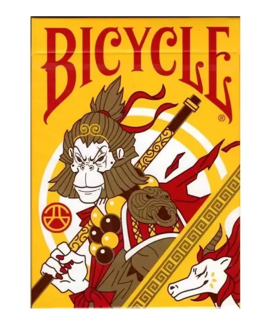 Bicycle Wukong Rebellion Galben – Cărți de joc premium | Emagie.ro