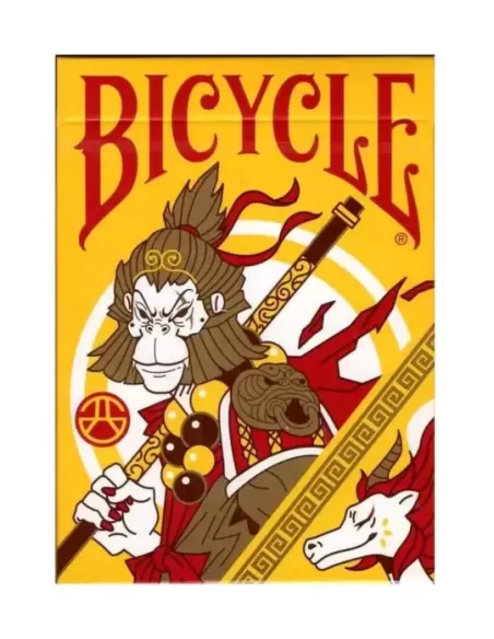 Bicycle Wukong Rebellion Galben – Cărți de joc premium | Emagie.ro