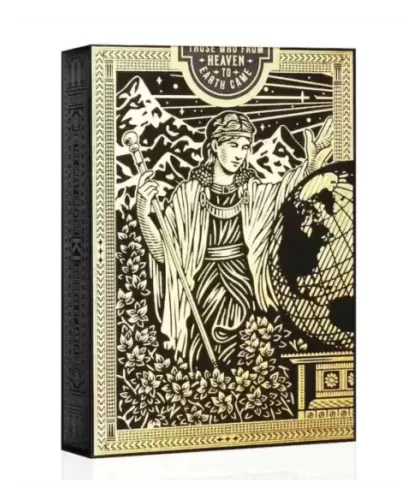 The Great Creator Earth Gold Foil – Cărți de joc premium | Emagie.ro