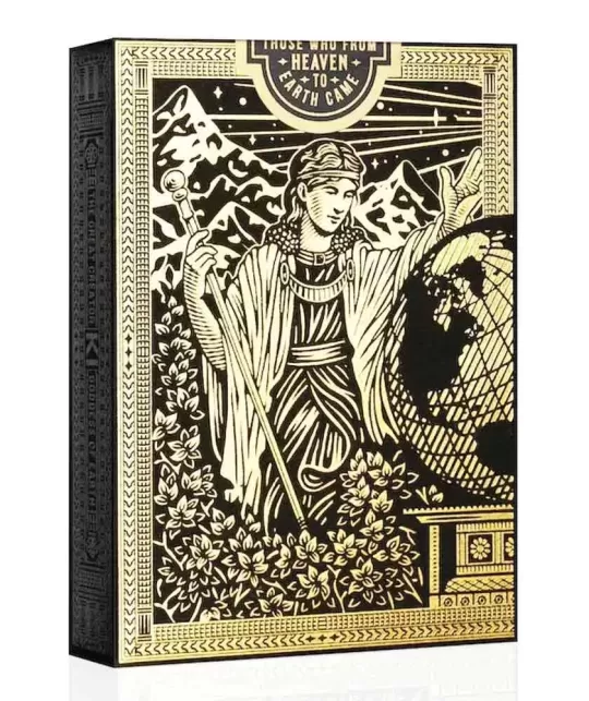 The Great Creator Earth Gold Foil – Cărți de joc premium | Emagie.ro