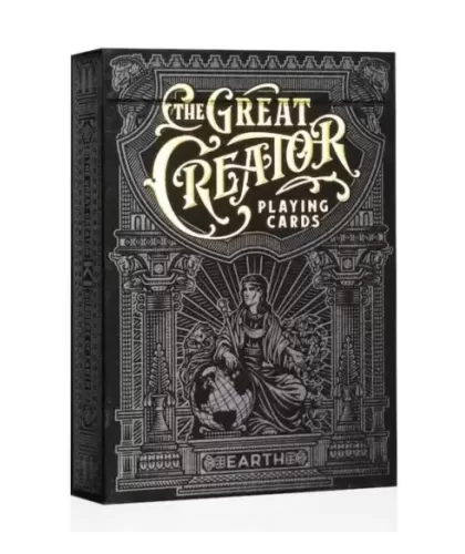 The Great Creator Earth Gold Foil – Cărți de joc premium | Emagie.ro 2
