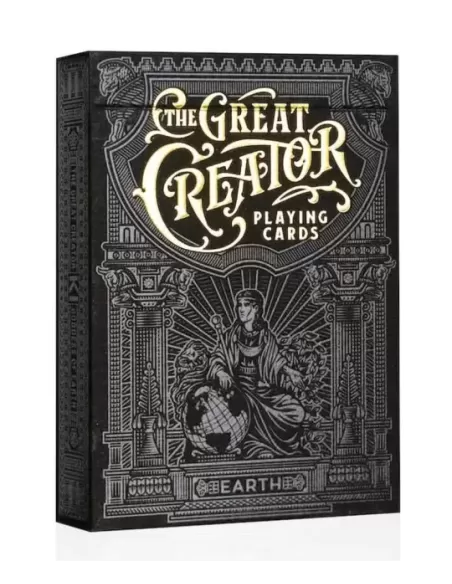 The Great Creator Earth Gold Foil – Cărți de joc premium | Emagie.ro