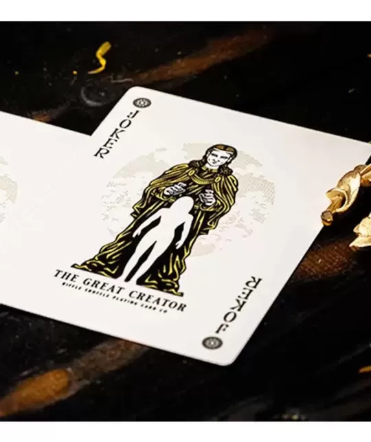 The Great Creator Earth Gold Foil – Cărți de joc premium | Emagie.ro