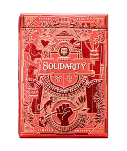 Solidarity Loving Red – Cărți de joc premium | Emagie.ro