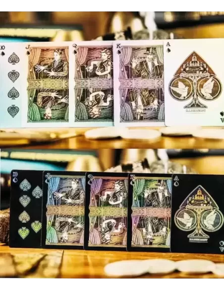 The Illusionist Black Gold Boxset – Cărți de joc premium | Emagie.ro