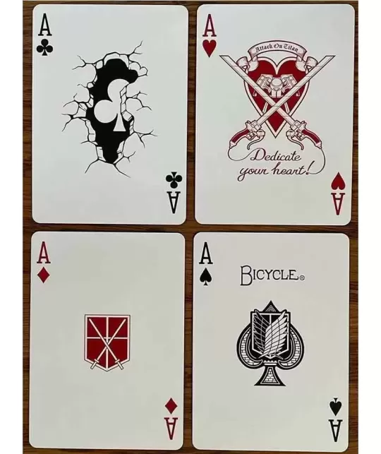 Bicycle Attack on Titans – Cărți de joc premium | Emagie.ro