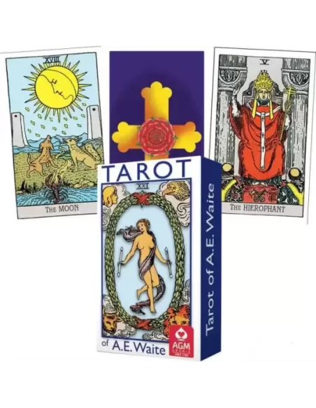A.E. Waite Tarot Blue Edition – Set tarot compact | Emagie.ro