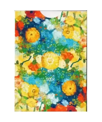 Van Gogh Zinnias Borderless – Premium Playing Cards | Emagie.ro 2