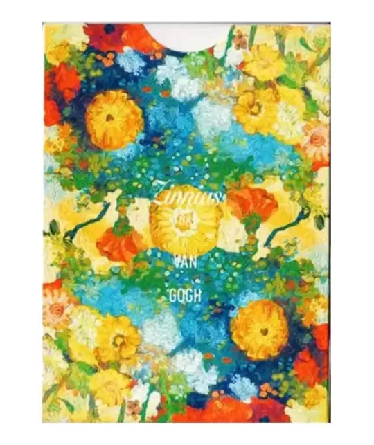 Van Gogh Zinnias Borderless – Premium Playing Cards | Emagie.ro