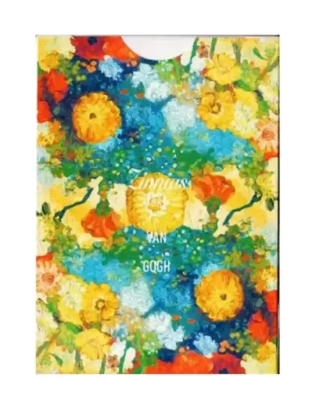 Van Gogh Zinnias Borderless – Premium Playing Cards | Emagie.ro