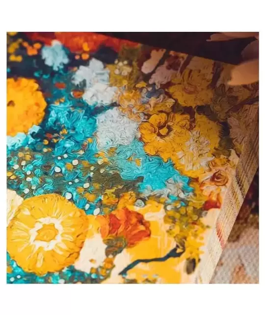 Van Gogh Zinnias Borderless – Premium Playing Cards | Emagie.ro