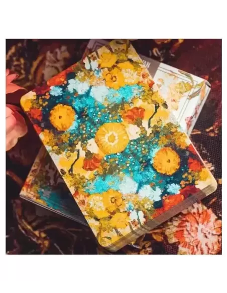 Van Gogh Zinnias Borderless – Premium Playing Cards | Emagie.ro