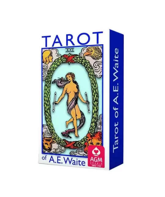 A.E. Waite Tarot Blue Edition – Set tarot compact | Emagie.ro