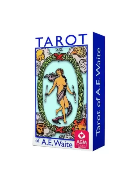 A.E. Waite Tarot Blue Edition – Set tarot compact | Emagie.ro