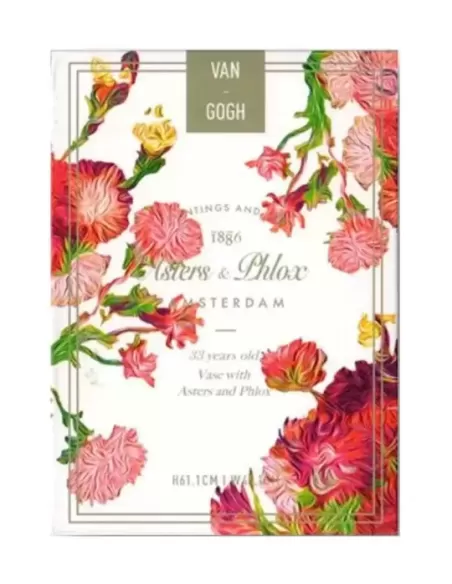 Van Gogh Asters and Phlox – Cărți de joc premium | Emagie.ro