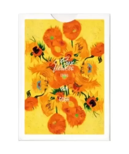 Van Gogh Sunflowers Borderless – Premium Playing Cards | Emagie.ro 2