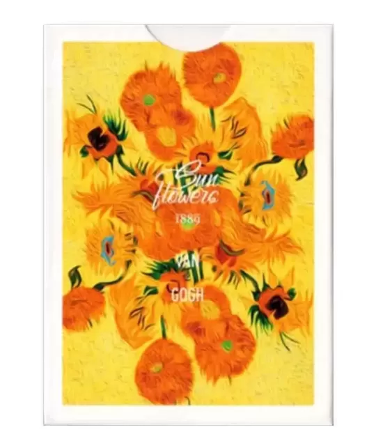 Van Gogh Sunflowers Borderless – Cărți de joc premium | Emagie.ro