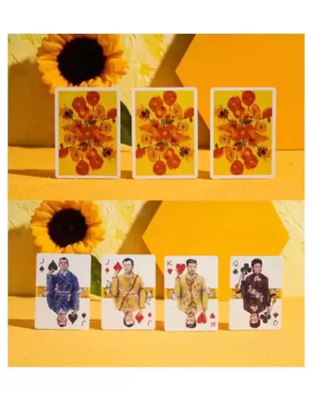Van Gogh Sunflowers Borderless – Cărți de joc premium | Emagie.ro