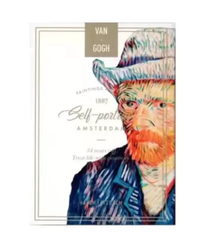 Van Gogh Self Portrait Borderless – Premium Playing Cards | Emagie.ro 2