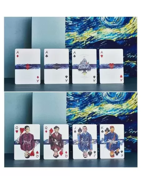 Van Gogh Self Portrait Borderless – Premium Playing Cards | Emagie.ro