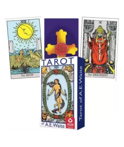 A.E. Waite Tarot Blue Edition – Set tarot autentic | Emagie.ro 2