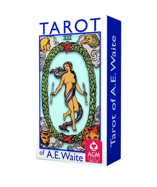 A.E. Waite Tarot Blue Edition – Set tarot autentic | Emagie.ro