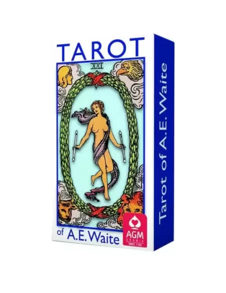A.E. Waite Tarot Blue Edition – Set tarot autentic | Emagie.ro